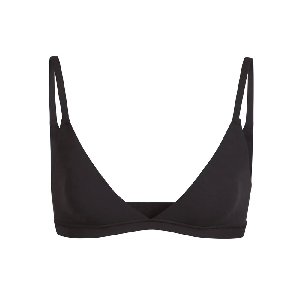 Skims Fits Everybody Triangle Bralette - Onyx - NWT - Medium